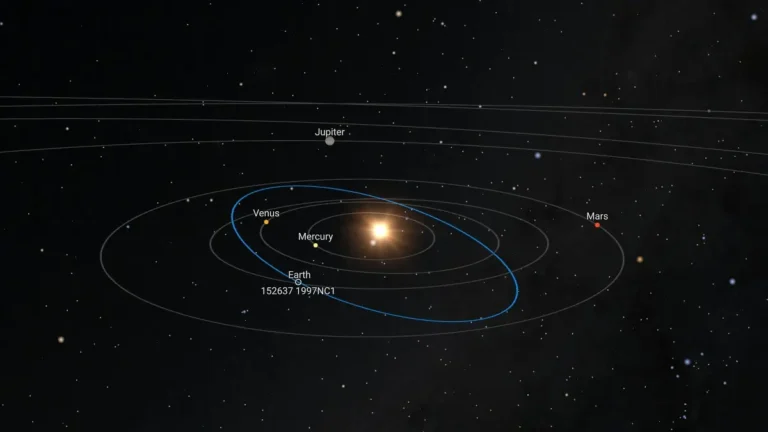 asteroid 2026 NC1 close approach june 2026 orbit diagram f