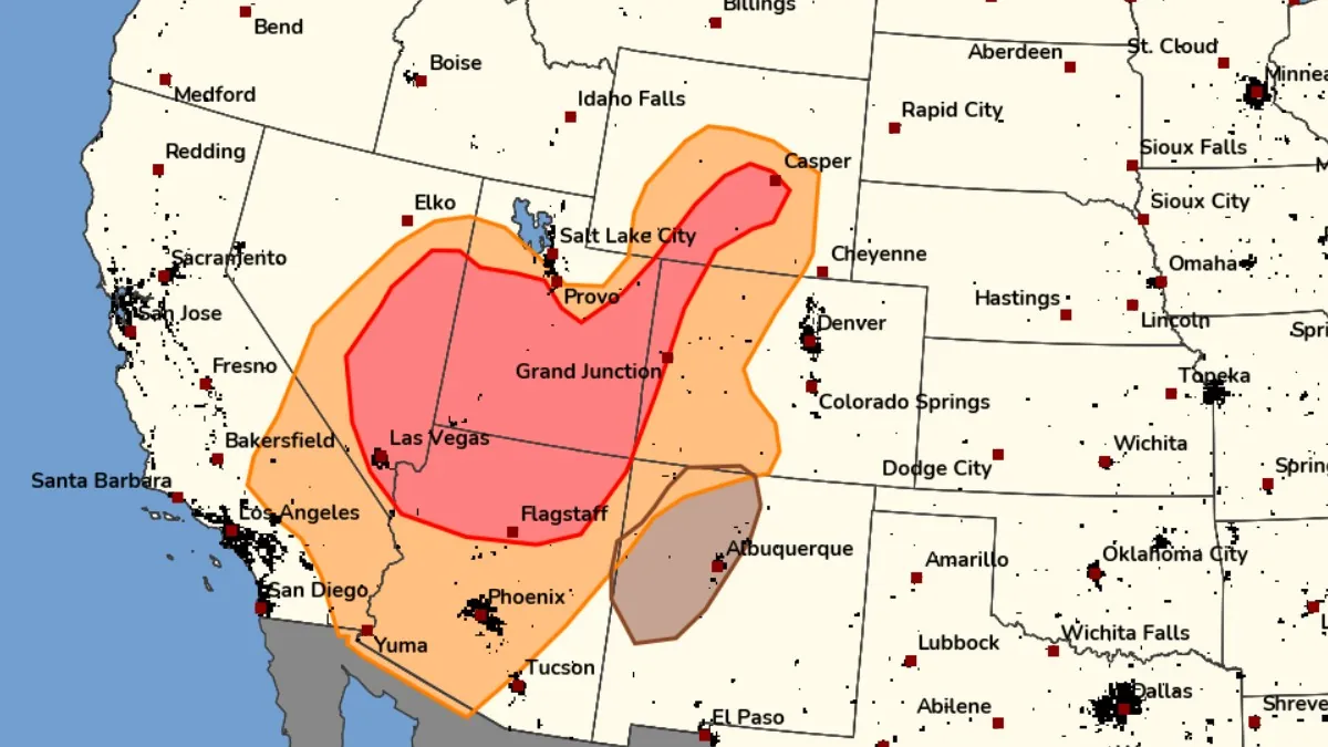 critical fire weather southwest great basin central rockies day one june 8 2026