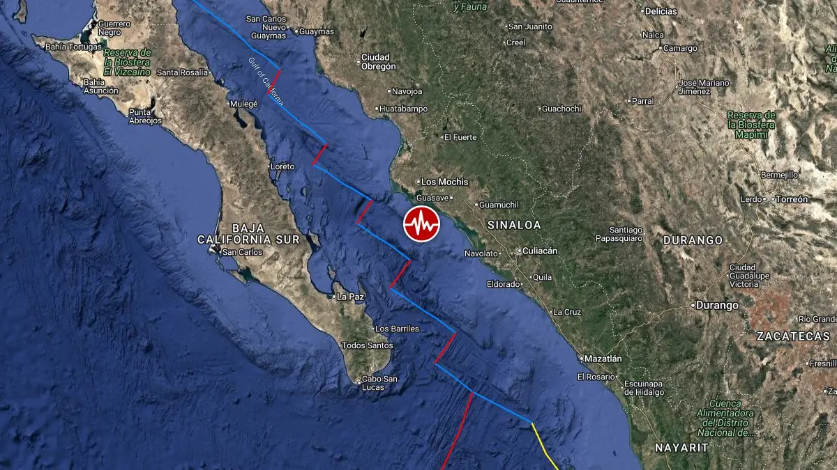 epicenter m6.0 earthquake gulf of california mexico june 30 2026