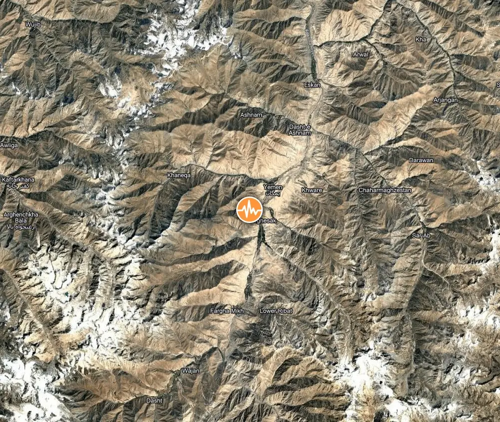 epicenter m6.1 earthquake hindu kush region afghanistan june 27 2026 bgz