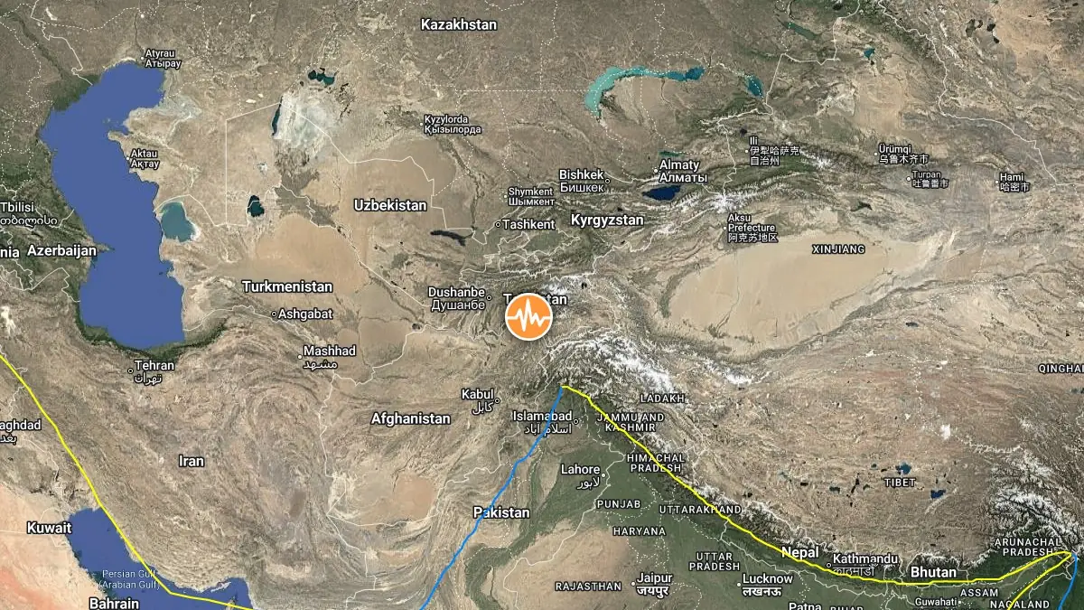 epicenter m6.1 earthquake hindu kush region afghanistan june 27 2026