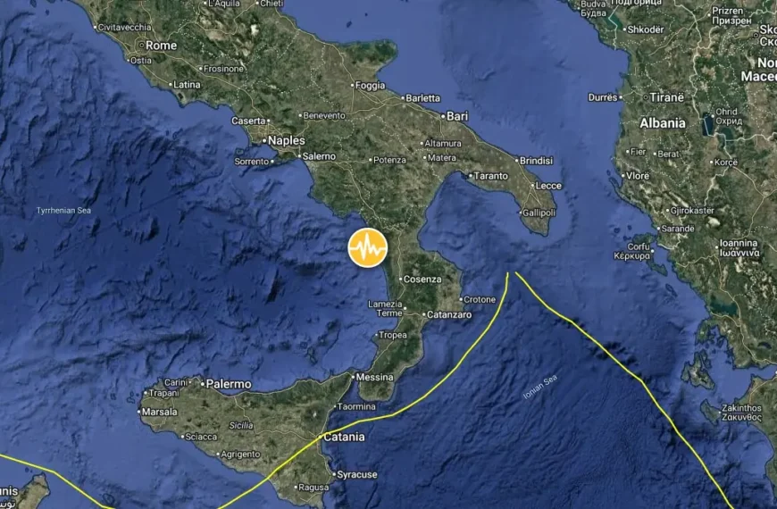 epicenter m6.2 earthquake southern italy june 1 2026