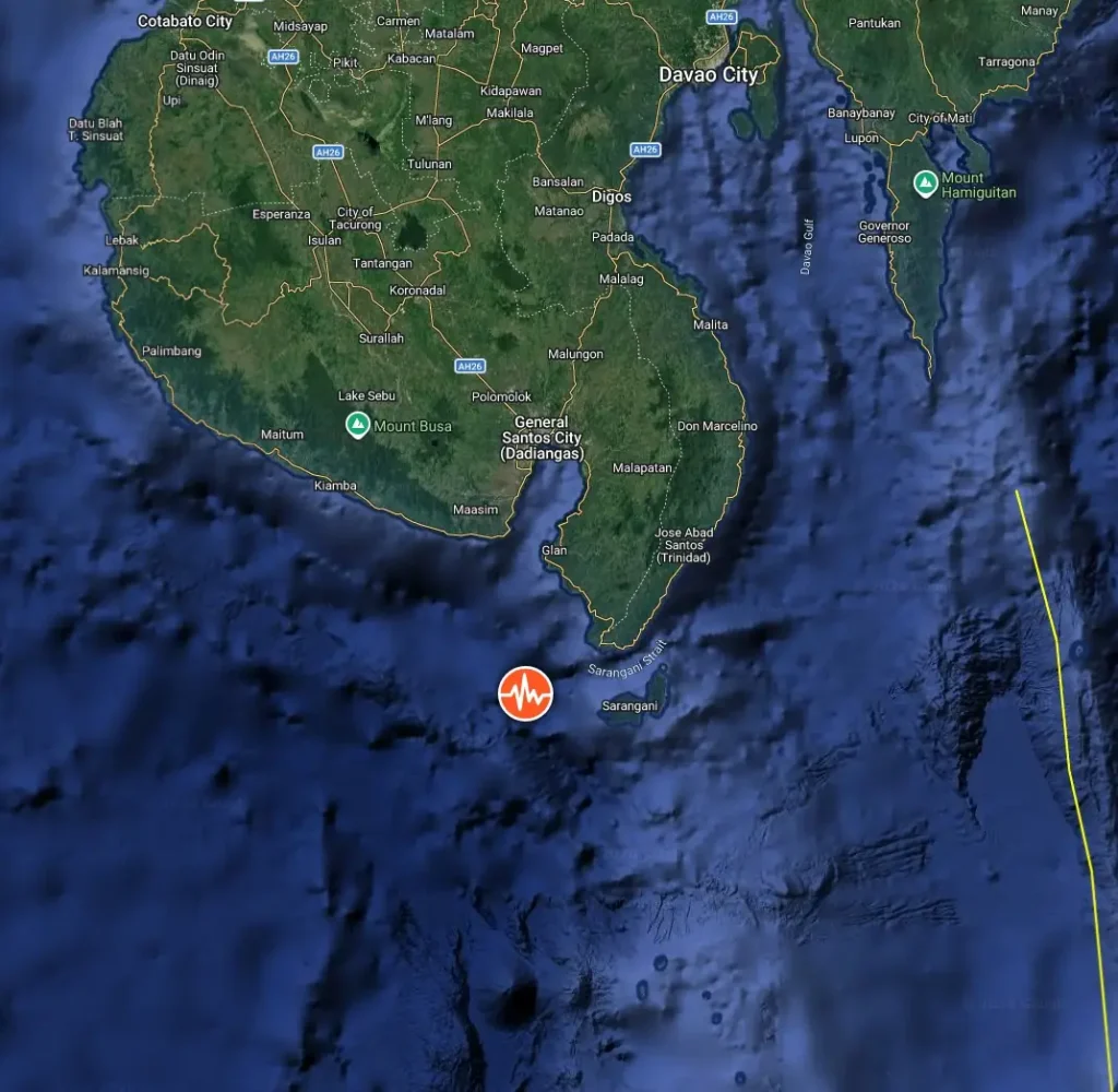epicenter m6.5 earthquake mindanao philippines june 26 2026 bg
