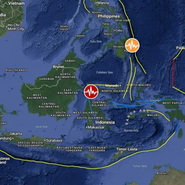 epicenter m6.7 earthquake sulawesi indonesia june 16 2026