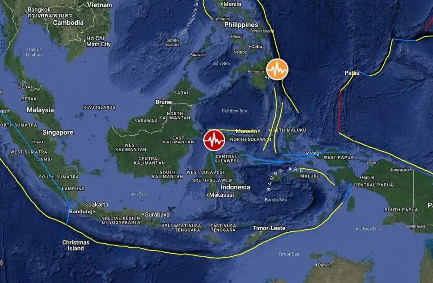 epicenter m6.7 earthquake sulawesi indonesia june 16 2026