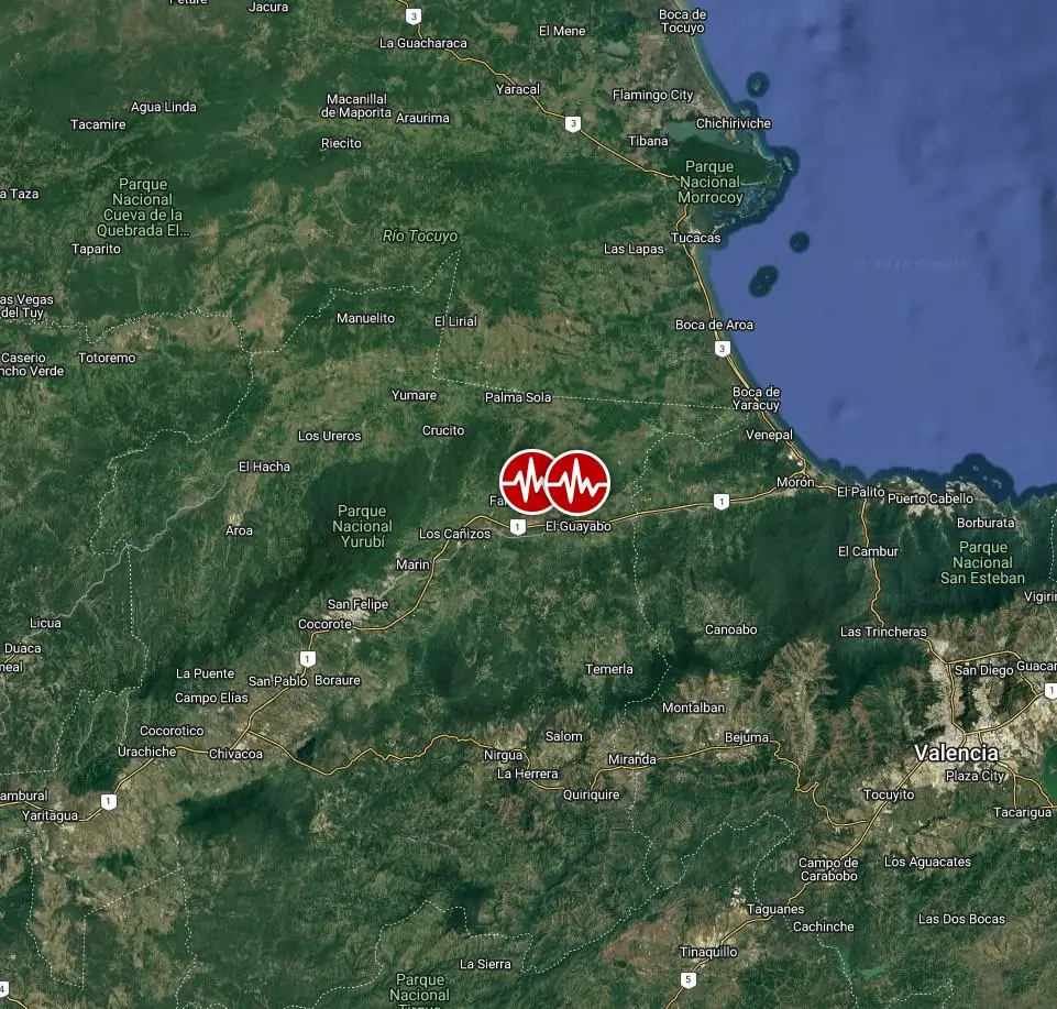 epicenter m7.5 earthquake carabobo venezuela june 24 2026 bg