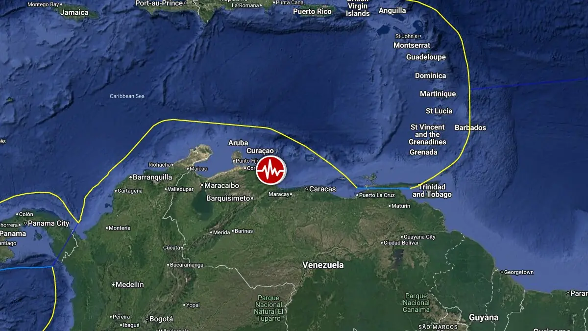 epicenter m7.5 earthquake carabobo venezuela june 24 2026