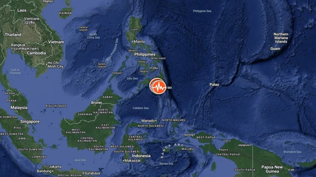 epicenter m7.8 earthquake mindanao philippines june 7 2026