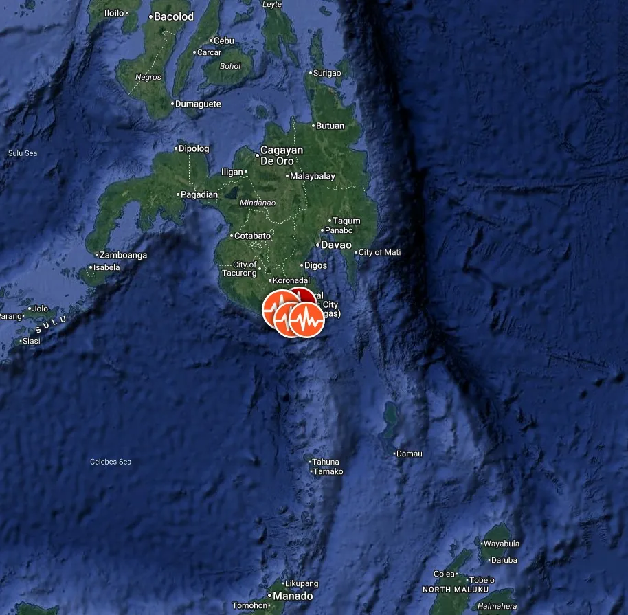 epicenter m7.8 earthquake mindanao philippines june 7 2026 bg