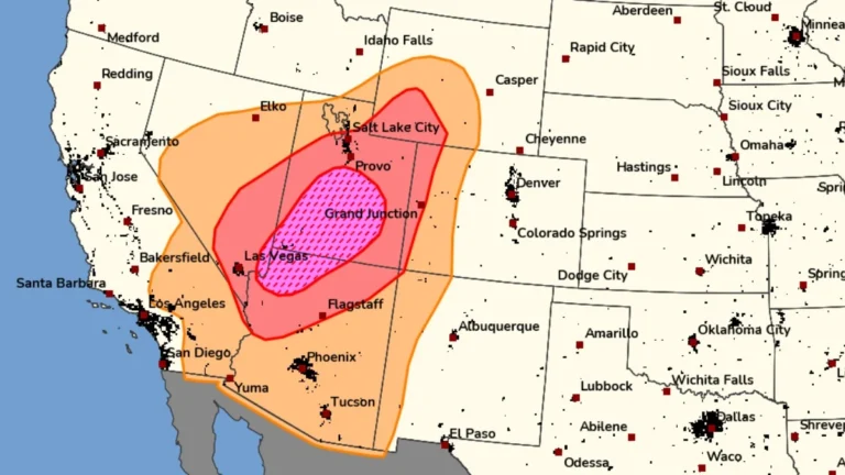 extreme fire weather conditions utah arizona nevada june 26 2026 spc