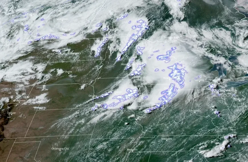 goes-east satellite image 2200 utc june 10 2026 mcs