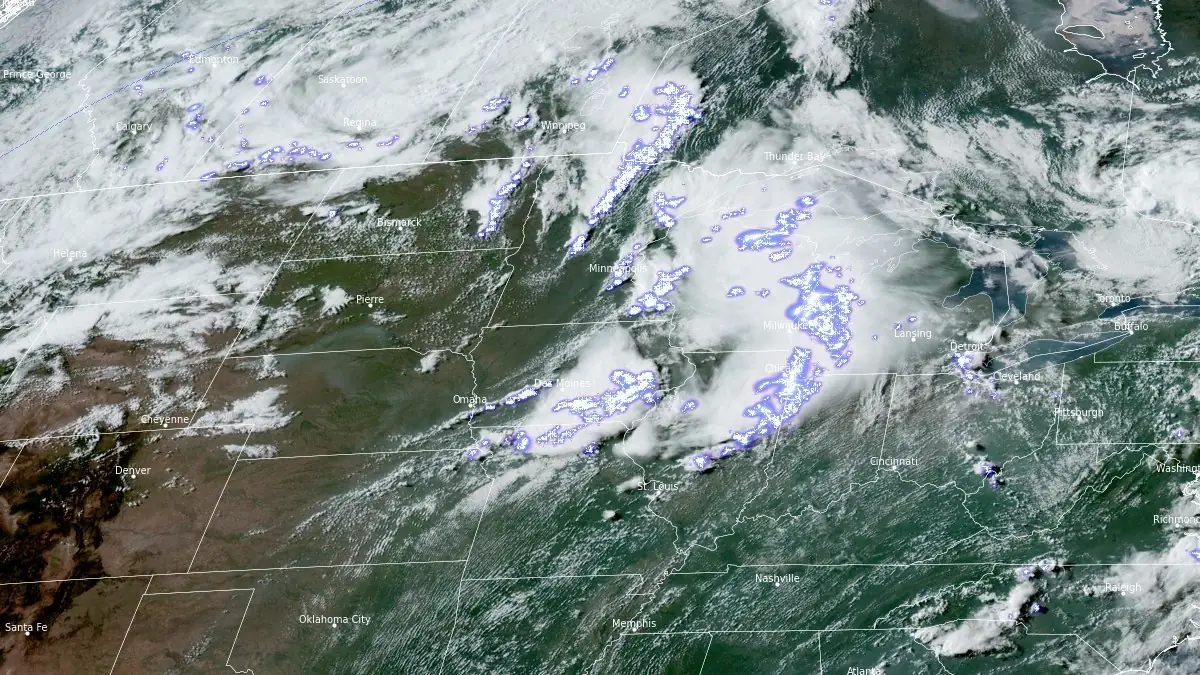goes-east satellite image 2200 utc june 10 2026 mcs