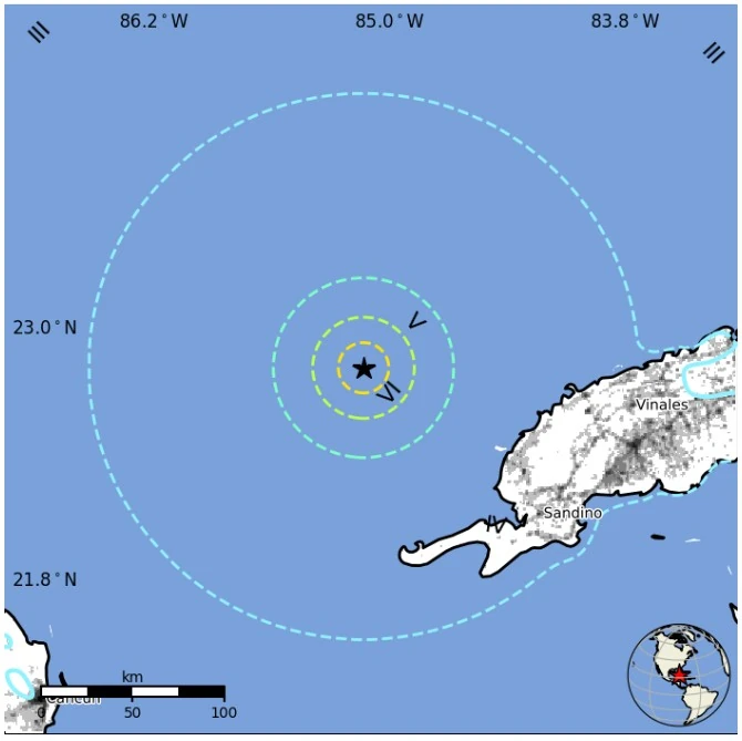 m6.1 earthquake cuba region cuba june 8 2026 usgs epe