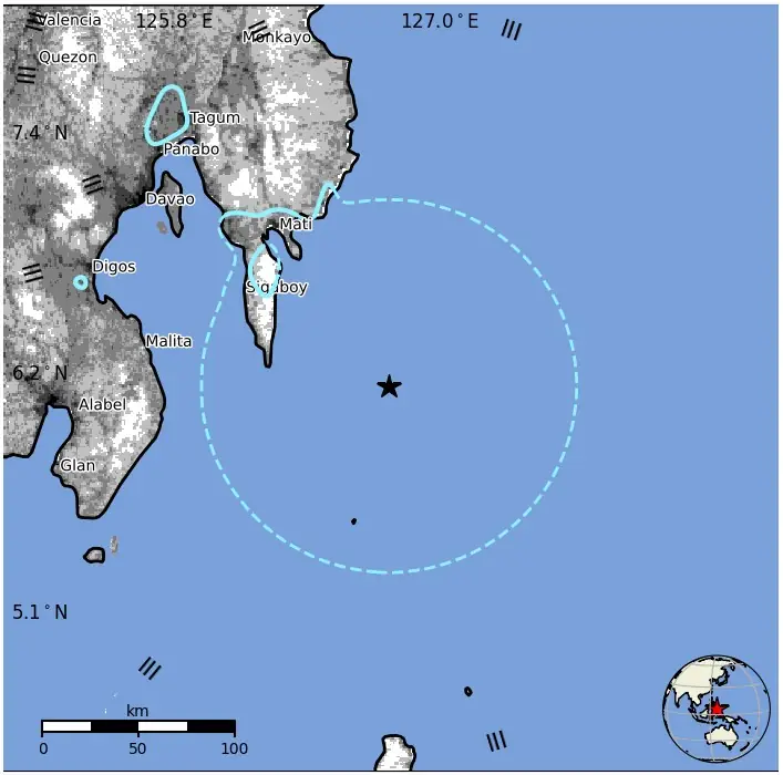 m6.2 earthquake mindanao philippines june 15 2026 usgs epe