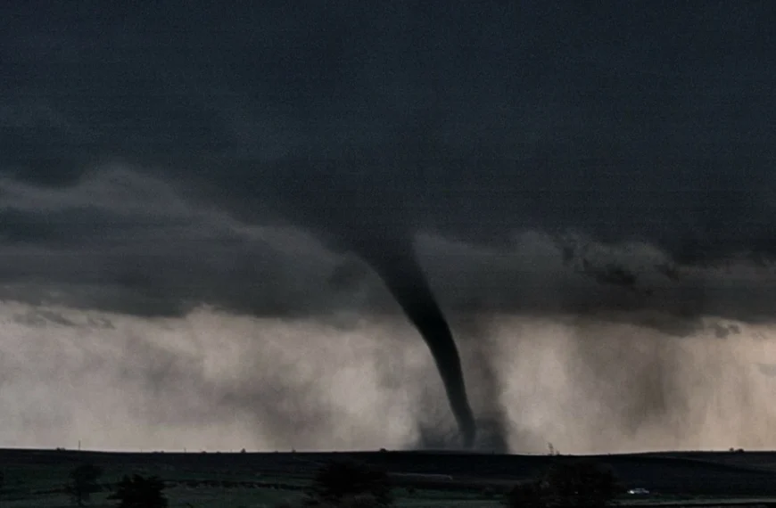 tornado near farnum nebraska by morgan schneider cimms noaa nssl 2019