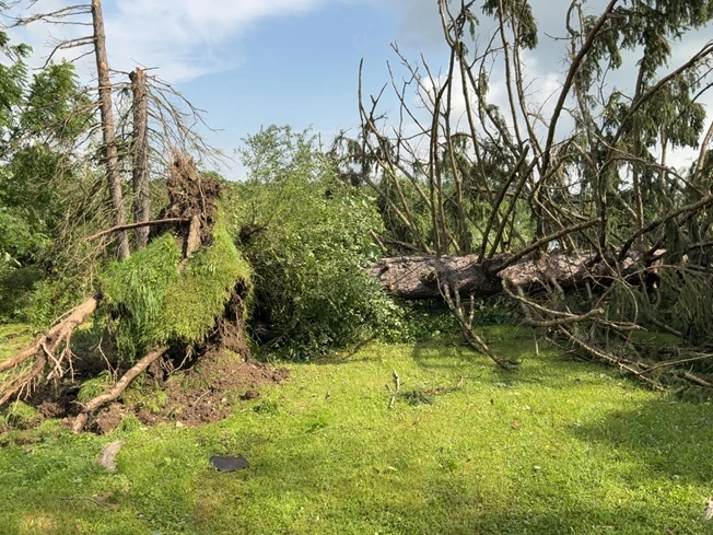 EF1 tornado damage -houthzdale-pennsylvania-july 18, 2026