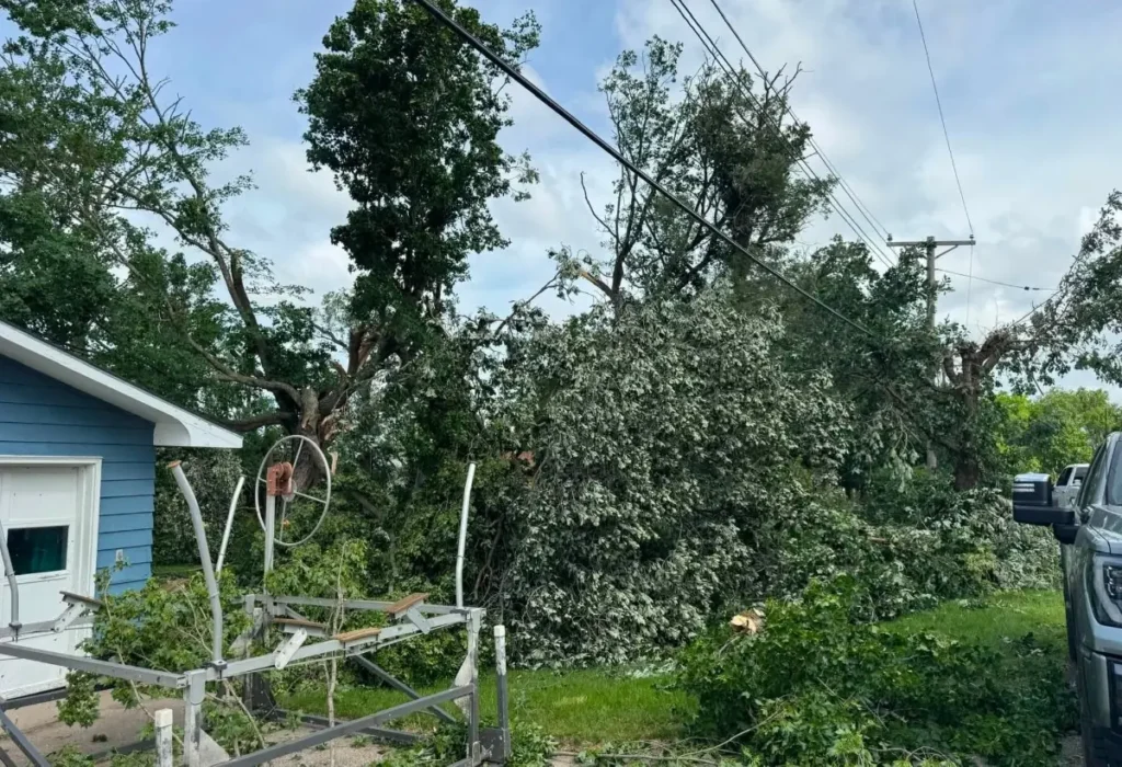 EF2 tornado Detroit Lakes Minnesota july 6 2026