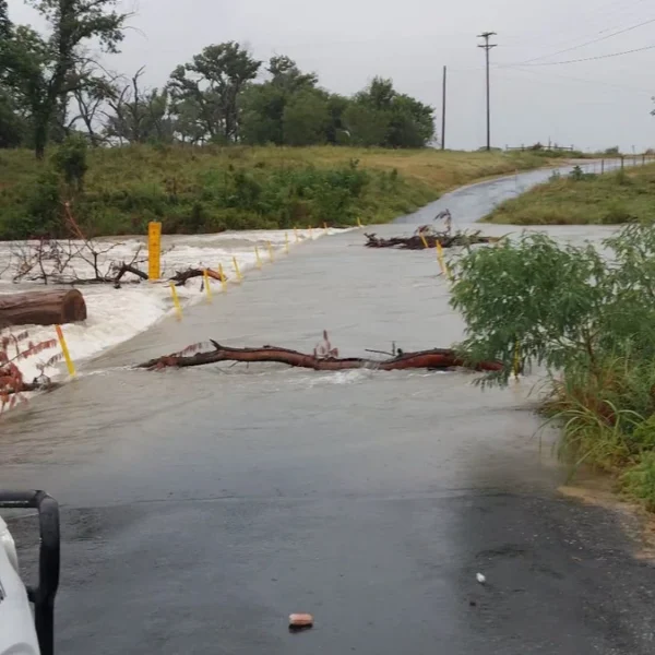 Flooding in Kerr County, Texas on July 15, 2026