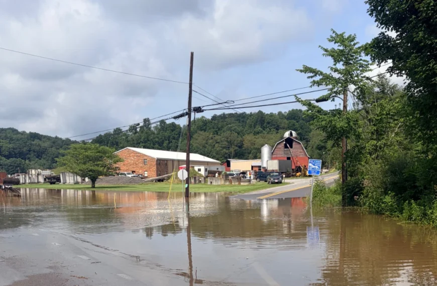 Flooding in West Virginia on July 24, 2026