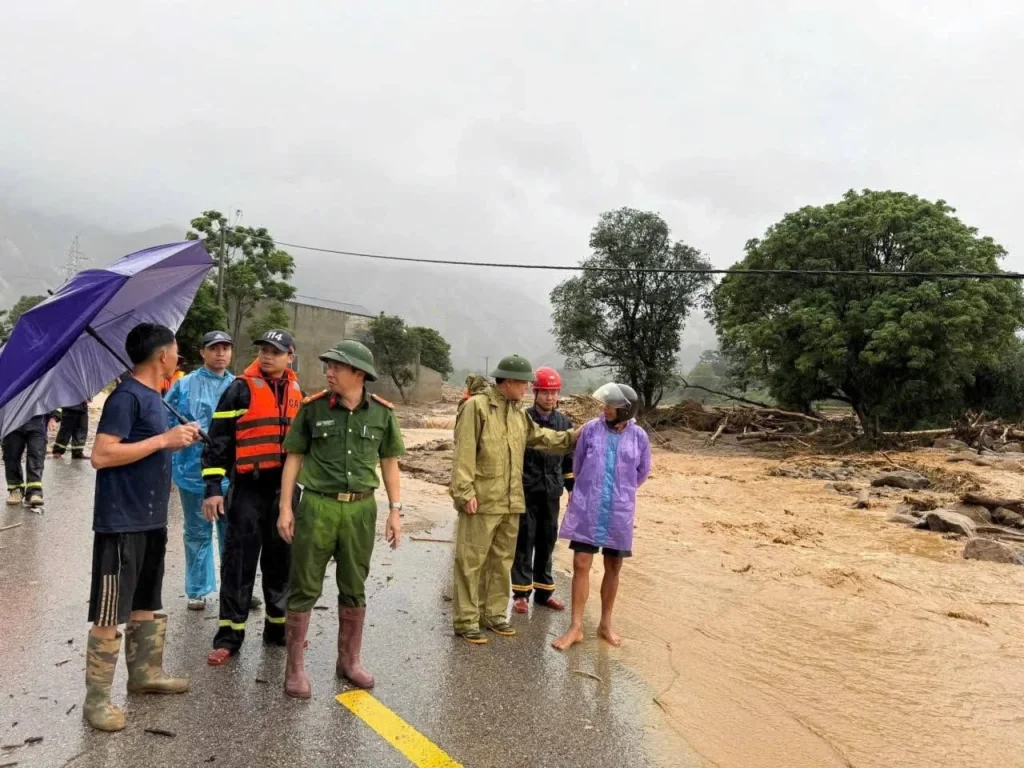 Floods and landslides aftermath in Muo Than commune in Lai Chau, Vietnam- July 17-18, 2026