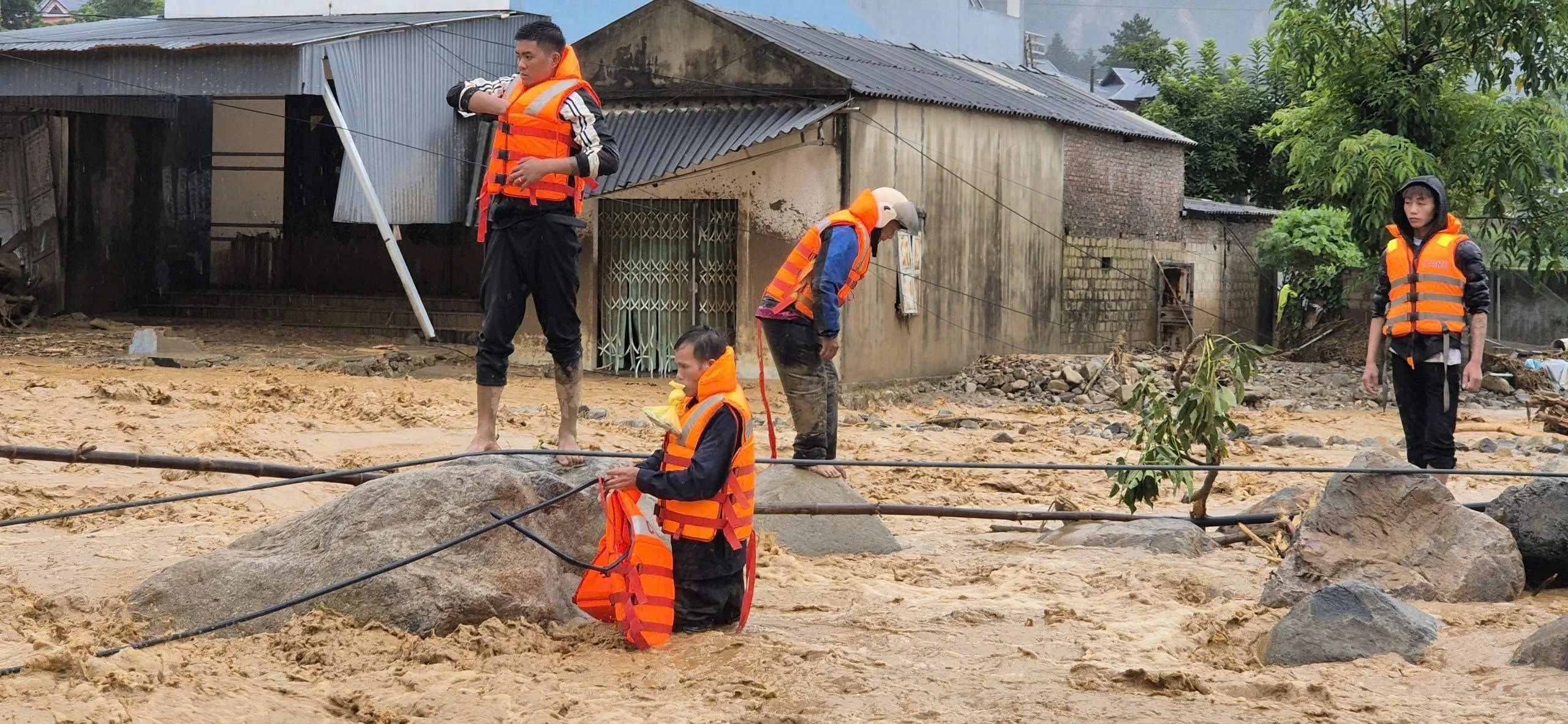 Aftermath of floods and landslides in Muo Than commune in Lai Chau, Vietnam- July 17-18, 2026. Credit: CSCD Lai Chau,