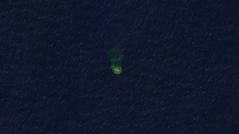 Submarine eruption at Ahyi Seamount on November 27, 2022