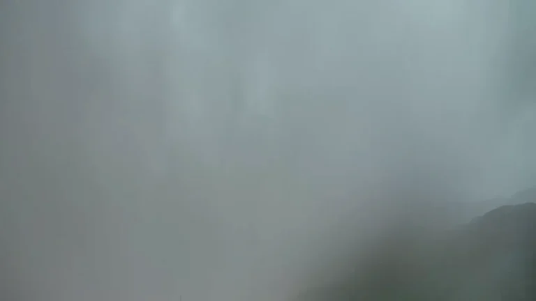 Volcanic ash from moderate eruption at Kanlaon volcano on July 9, 2026