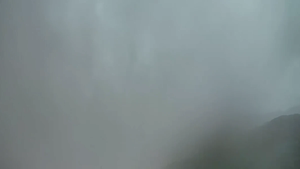 Volcanic ash from moderate eruption at Kanlaon volcano on July 9, 2026