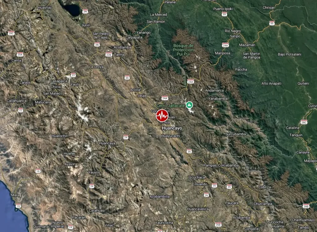 epicenter m5.5 earthquake peru july 19 2026