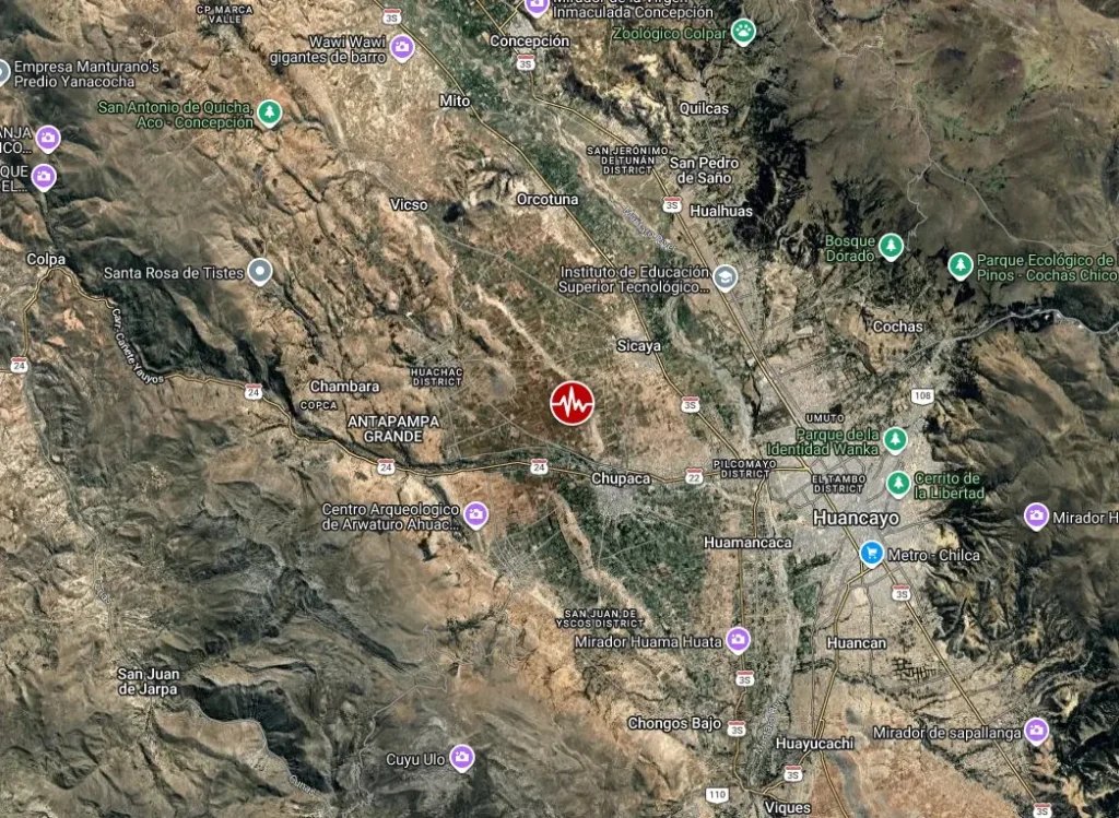 epicenter m5.5 earthquake peru july 19 2026 bg
