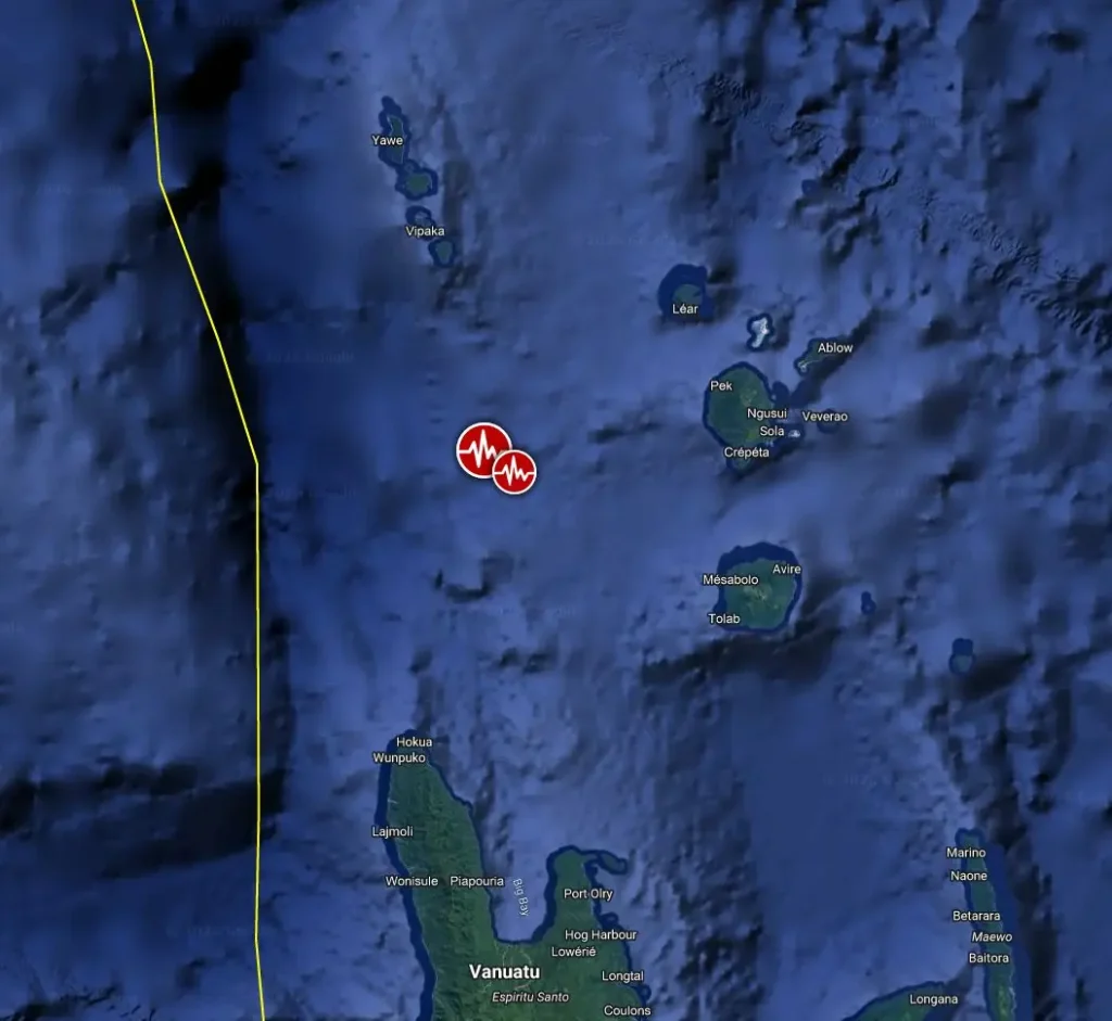 epicenter m6.0 earthquake vanuatu july 24 2026 bgz