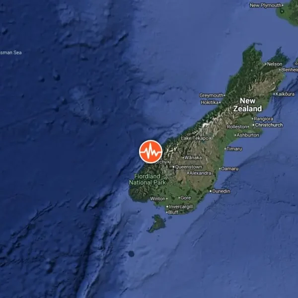epicenter m6.3 earthquake south island new zealand via geonet july 16 2026