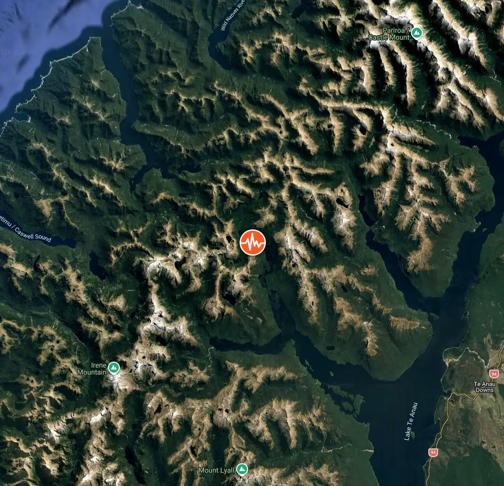 epicenter m6.3 earthquake south island new zealand via geonet july 16 2026 bg