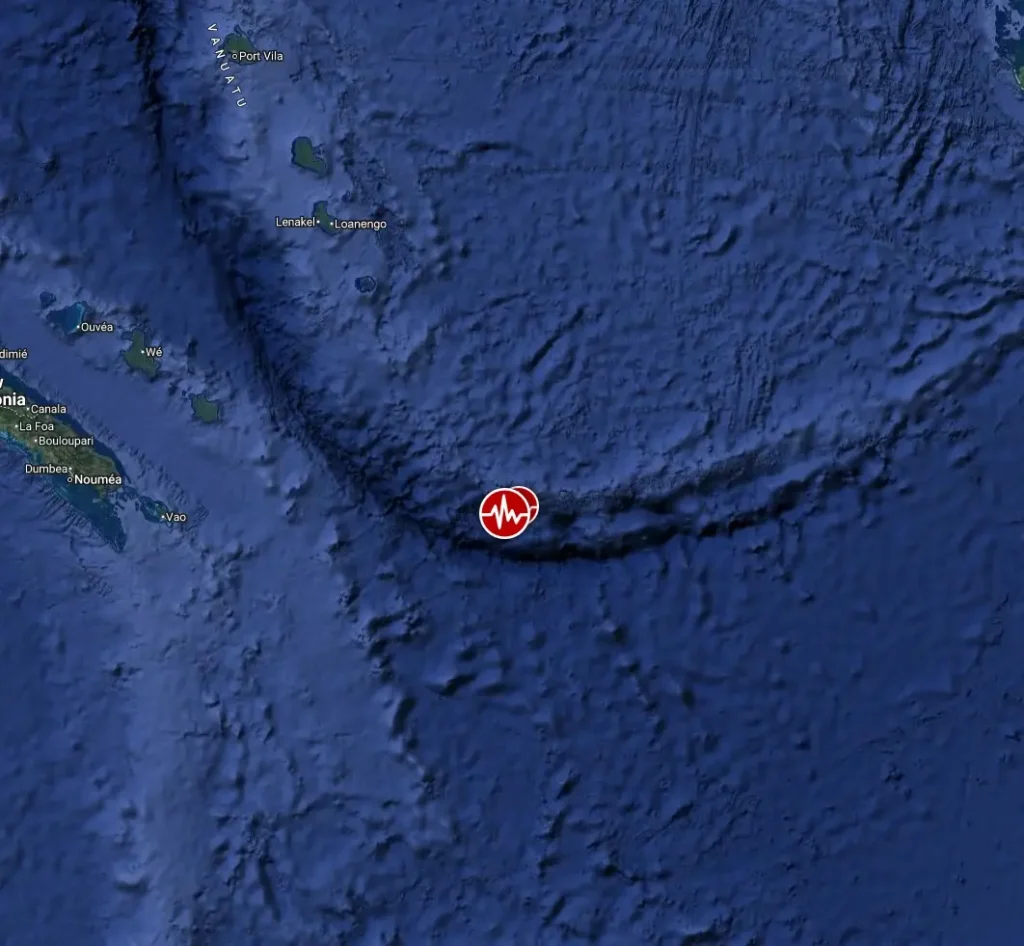 epicenter m6.3 earthquake southeast of the loyalty islands july 13 2026 bg