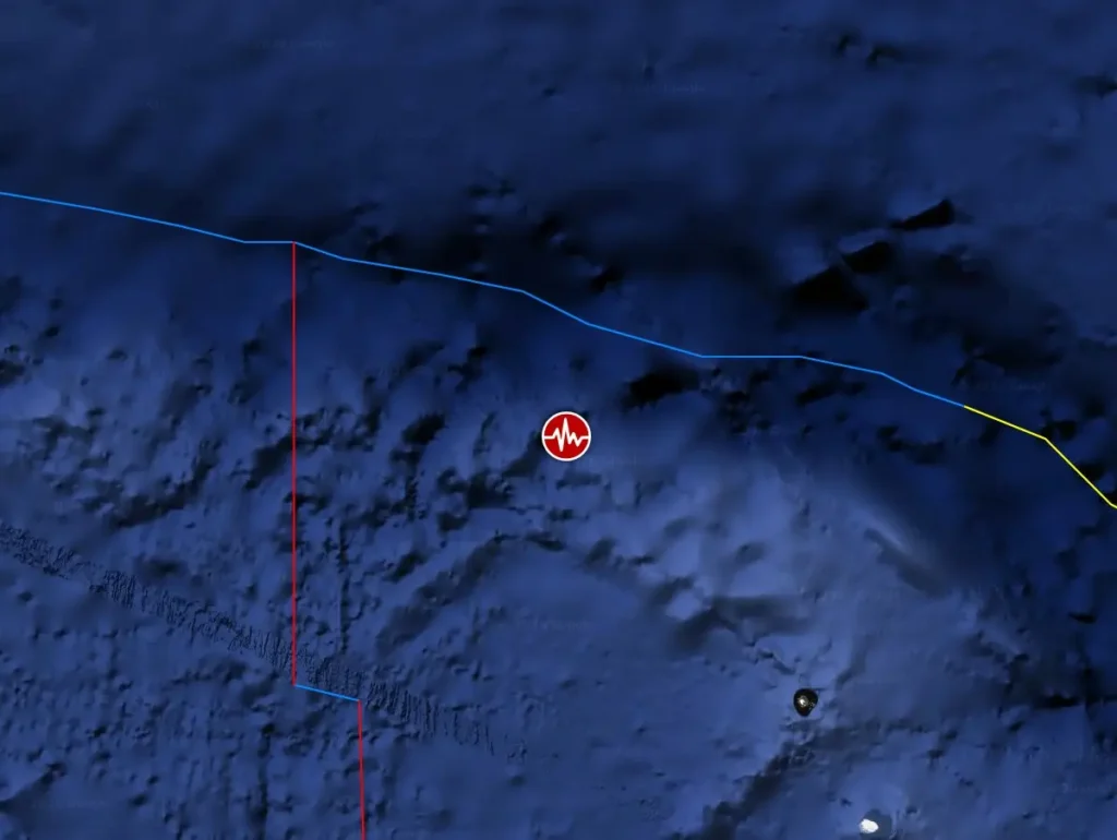 epicenter m6.4 earthquake south sandwich islands region july 11 2026 bgz