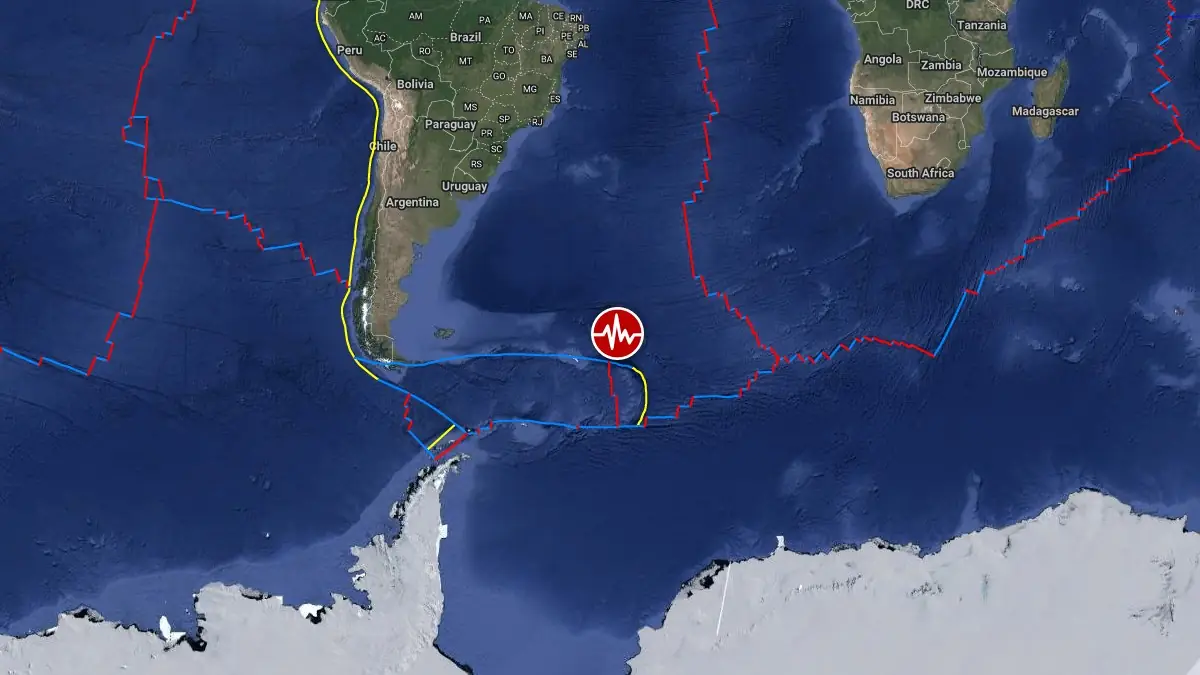 epicenter m6.4 earthquake south sandwich islands region july 11 2026