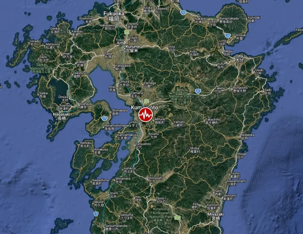 epicenter m6.8 earthquake kyushu japan july 28 2026 bg
