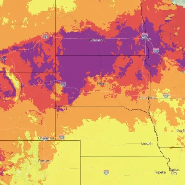heatrisk experimental for tuesday july 14 2026