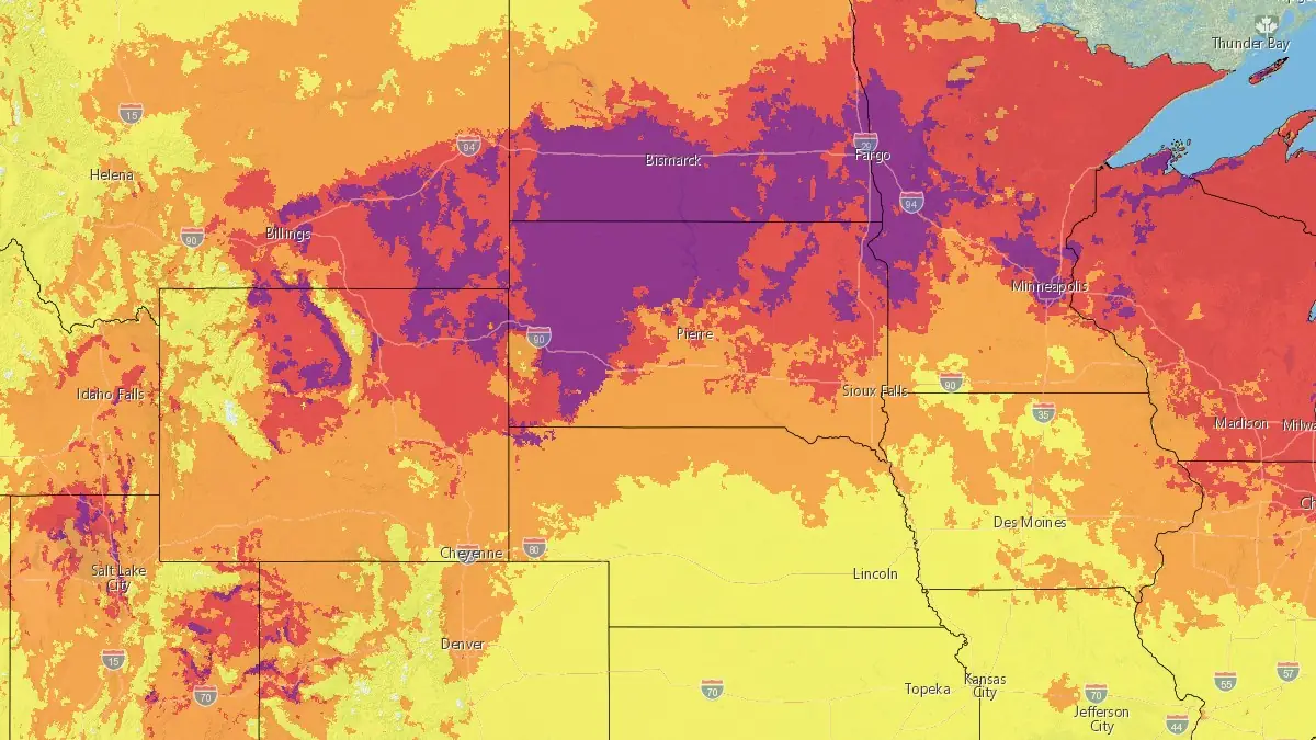 heatrisk experimental for tuesday july 14 2026