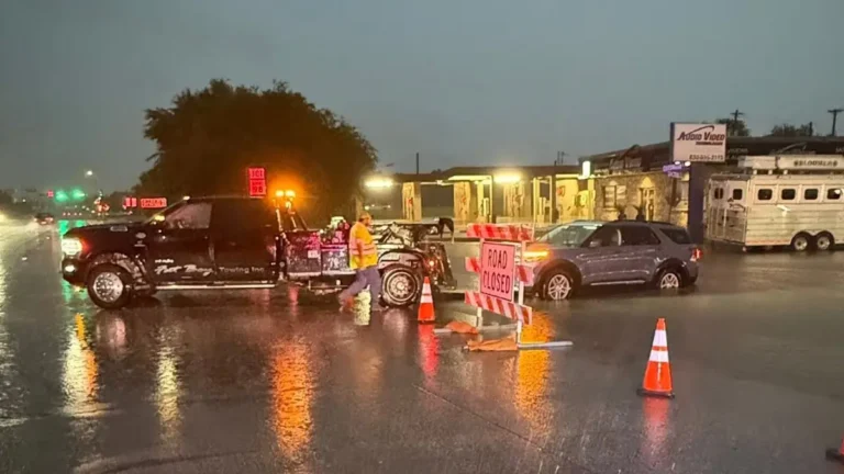 kerrville tx road blockades due to high water july 14 2026