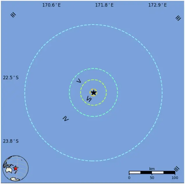 m6.3 earthquake southeast of the loyalty islands july 13 2026 usgs epe