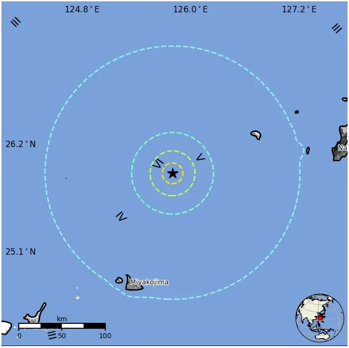 ryukyu japan m6.1 earthquake july 3 2026 usgs epe