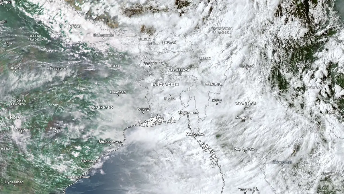 satellite image 0950 utc july 12 2026 bangladesh