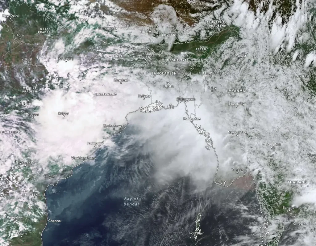 satellite image bay of bengal 0720 utc july 6 2026