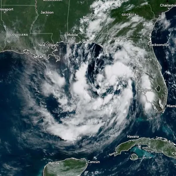 tropical depression two satellite image 1500 utc july 19 2026