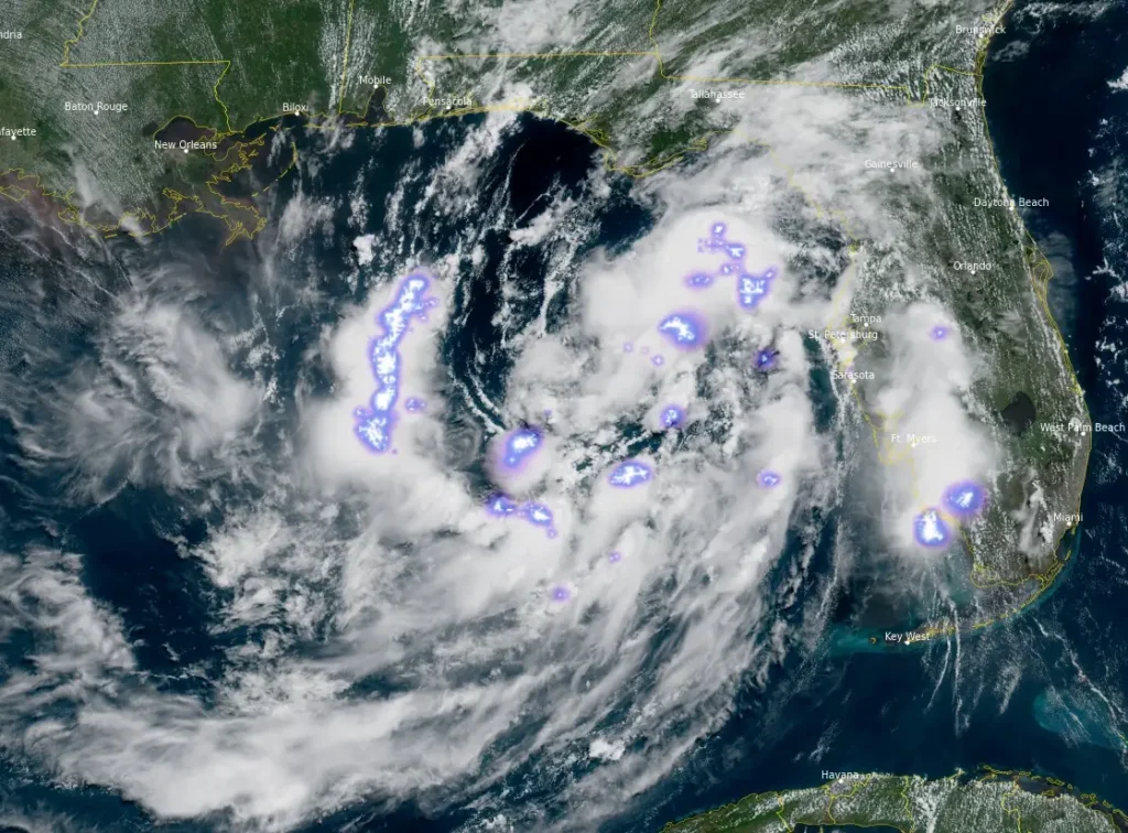 tropical depression two satellite image 1600 utc july 19 2026