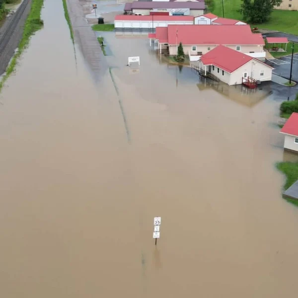 Flooding in Perry County, Ohio on August 11, 2026