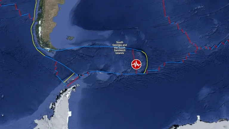epicenter m6.0 earthquake south sandwich islands region august 12 2026