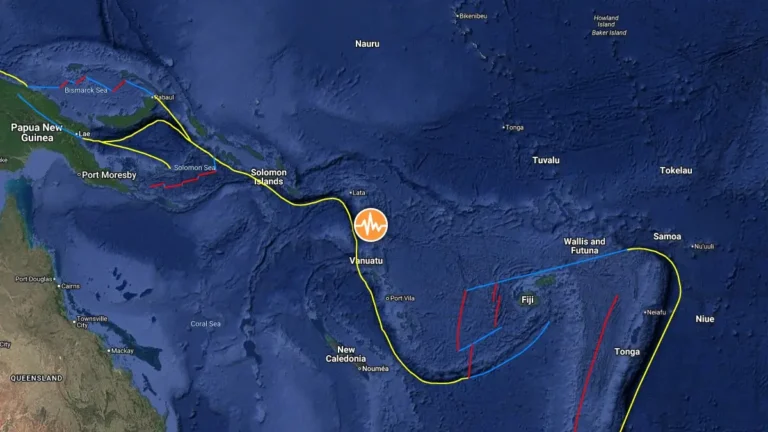 epicenter m6.1 earthquake port olry vanuatu august 16 2026