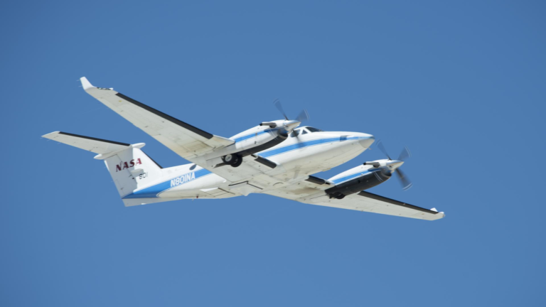 NASA’s B200 King Air aircraft